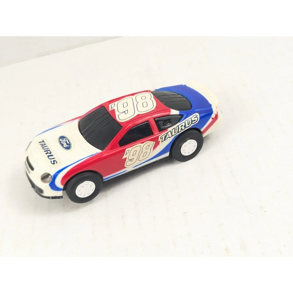Artin Slot Car 1998 Ford Taurus Red White Blue 1:43 Stock Car - Picture 1 of 6